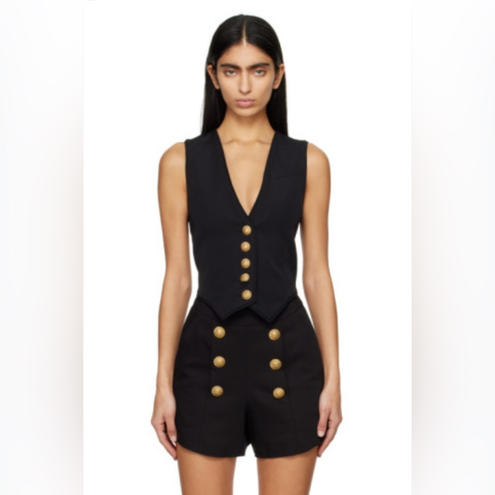 Balmain Button Vest - Picture 2 of 7